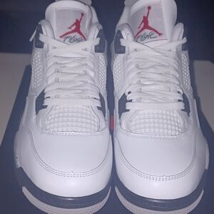 Jordan Athletic Shoes White and Red